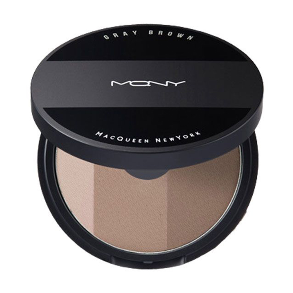 Палетка для контурингу обличчя Macqueen New York Fake Up 3 Color Shading, Gray Brown, 9 г
